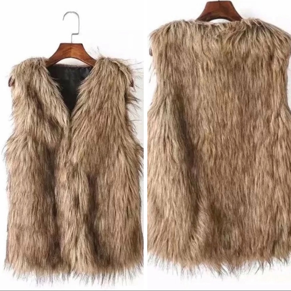 Faux Fur fluffy vest